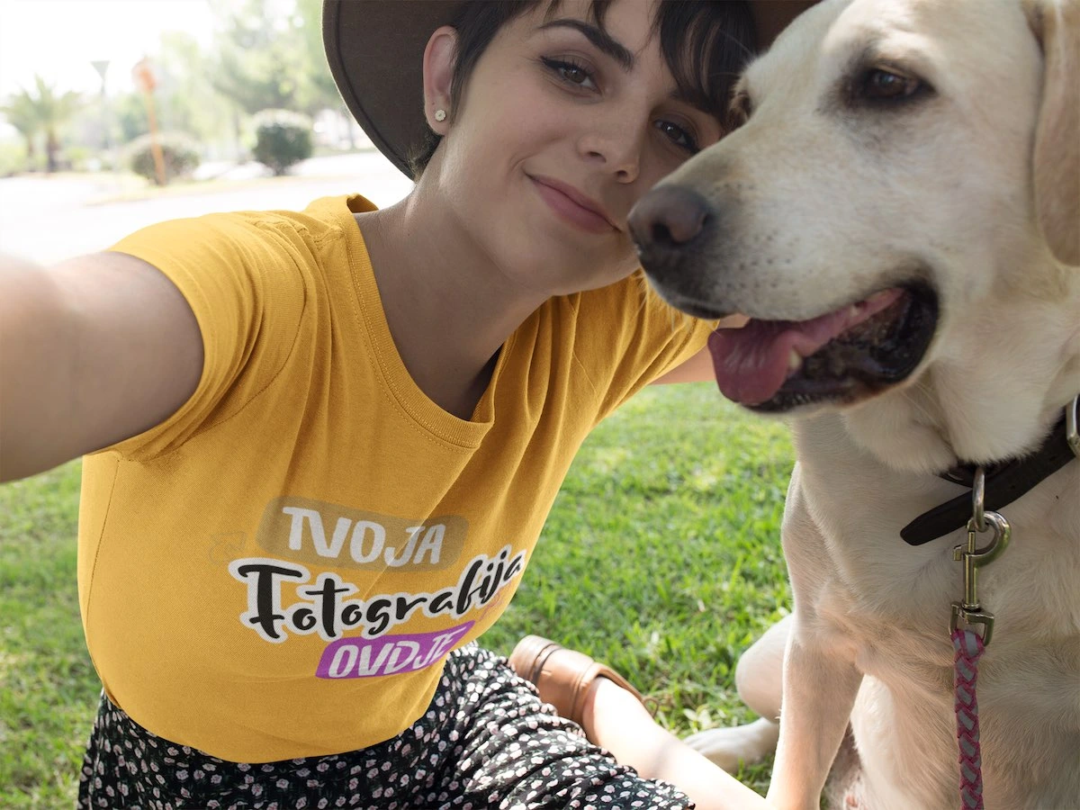 Možeš izraditi personaliziranu majicu s fotografijom psa - puppynator.hr