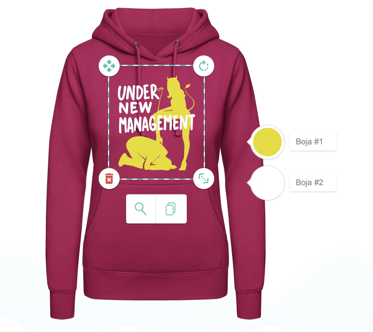 Hoodie majica za momačku večer - puppynator.hr
