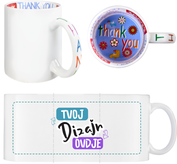 Šalica S Motivom „Thank You“