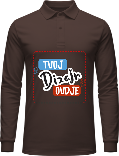 B&C My Polo 180 LS · Pržena Kava