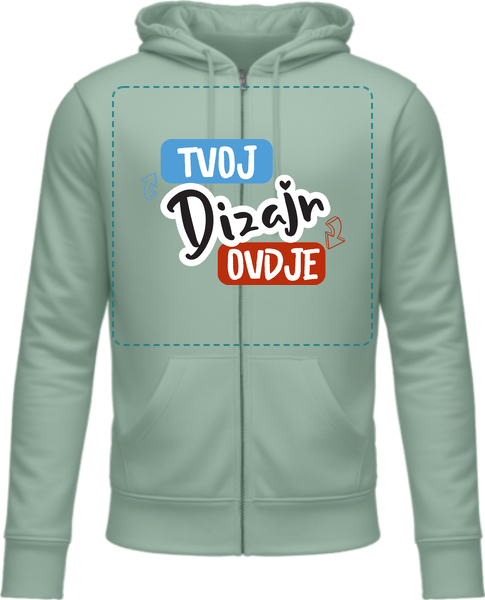 B&C ZIPPED Hoodica sa Zipom