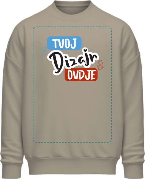 B&C Influence Crew Duksa Oversize