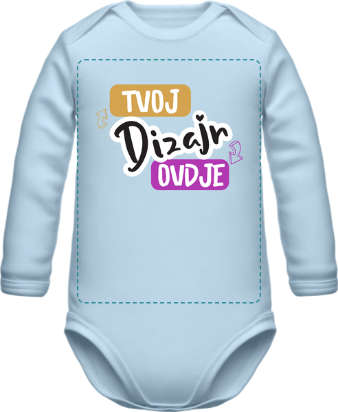Dječji Bodi s Dugim Rukavima